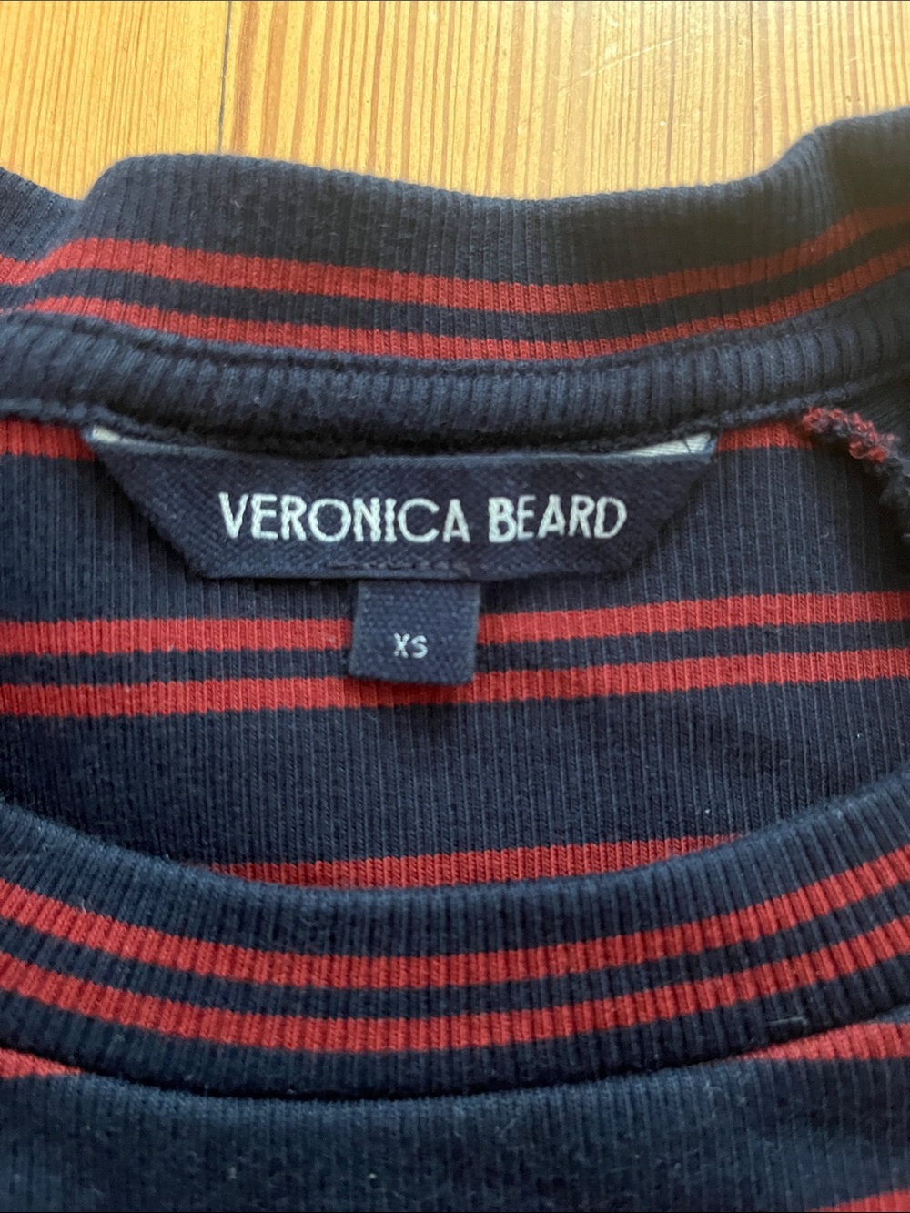 Veronica Beard Delano Striped Top - Picture 2 of 7